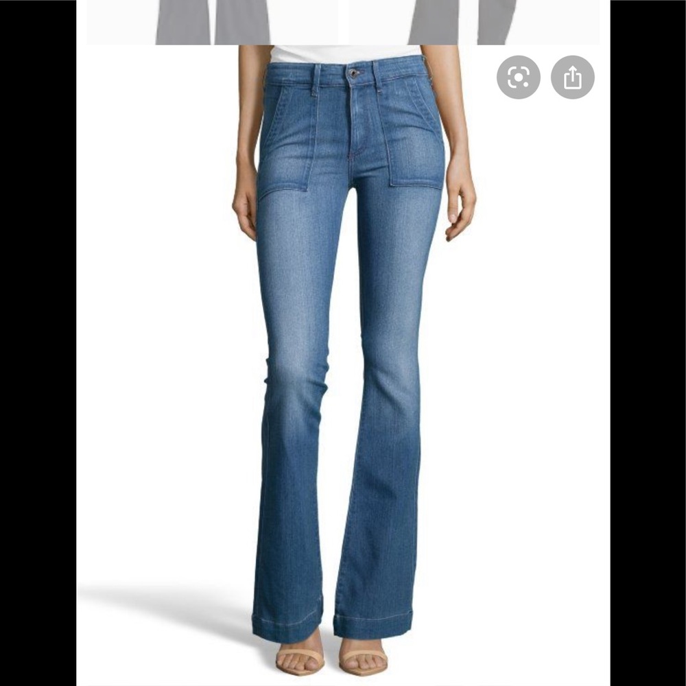 AG The Goldie High Waisted, Wide Leg Jean Trouser